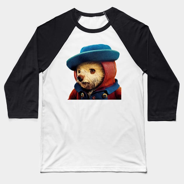 Adorable Paddington Bear Baseball T-Shirt by AmaniZelaya